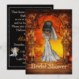 Halloween Bridal Shower Invitation