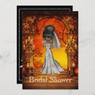 Halloween Bridal Shower Invitation