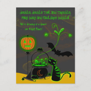 Halloween Bridal Shower Invitation