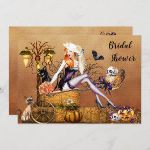 Halloween Bridal Shower Invitation