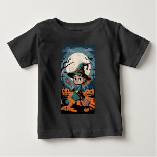 Halloween - broom witch baby T-Shirt