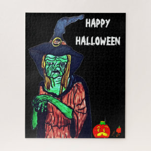 HALLOWEEN BROOMHILDA THE UGLY WITCH puzzle