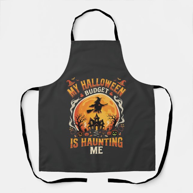 Halloween Budget Haunt Apron (Front)