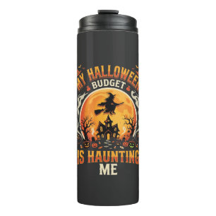 Halloween Budget Haunt Thermal Tumbler