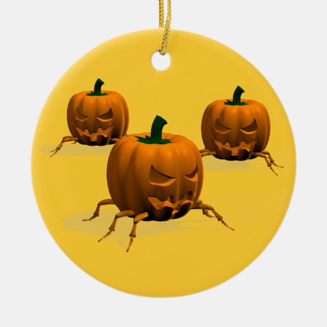 Halloween Bug Ceramic Tree Decoration (Front)