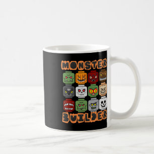 Halloween Building Bricks Monster Builder Brick He Coffee Mug
