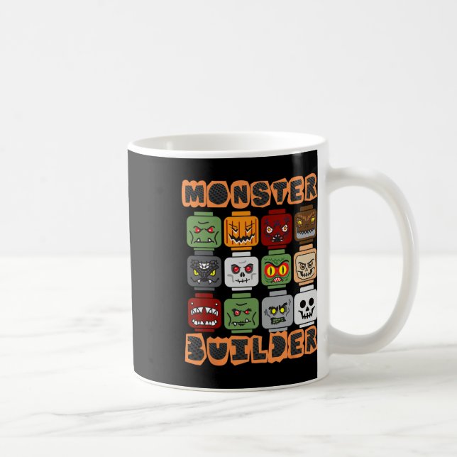 Halloween Building Bricks Monster Builder Brick He Coffee Mug (Right)