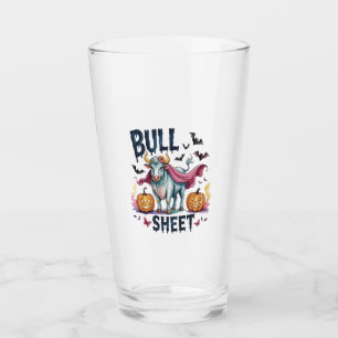 Halloween Bull Sheet,Funny Ghost Cow Glass