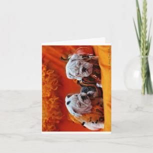 "Halloween Bulldogs" Card