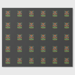 Halloween Bunch of Hocus Pocus Wrapping Paper
