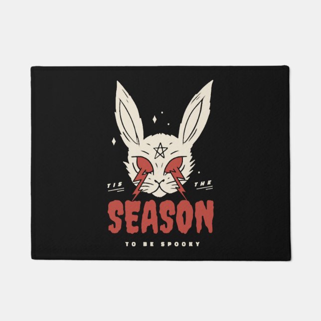 Halloween Bunny Doormat (Front)