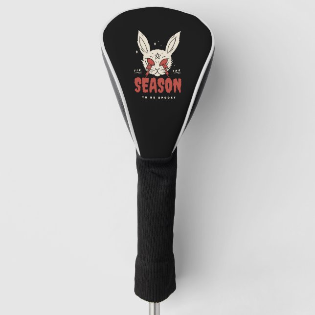 Halloween Bunny Golf Head Cover (Front)
