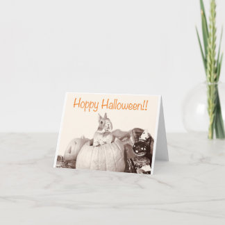 Halloween Bunny Hoppy Halloween! Card