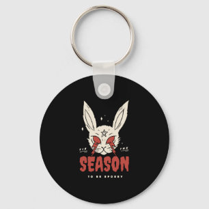 Halloween Bunny Key Ring