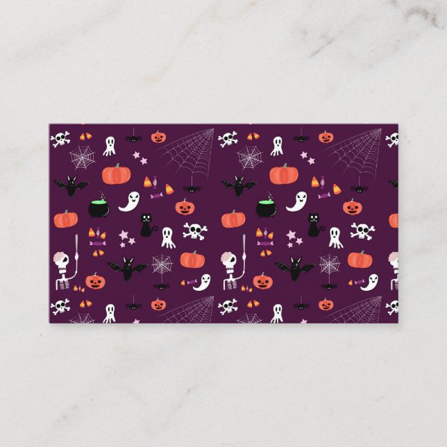 Halloween Business Card (Front)