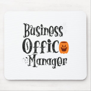 Halloween Business Office Manager Funny Front Pump Mouse Mat
