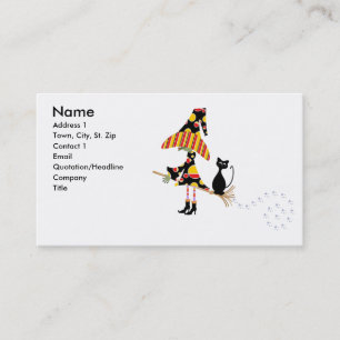 Halloween Business Personal Card