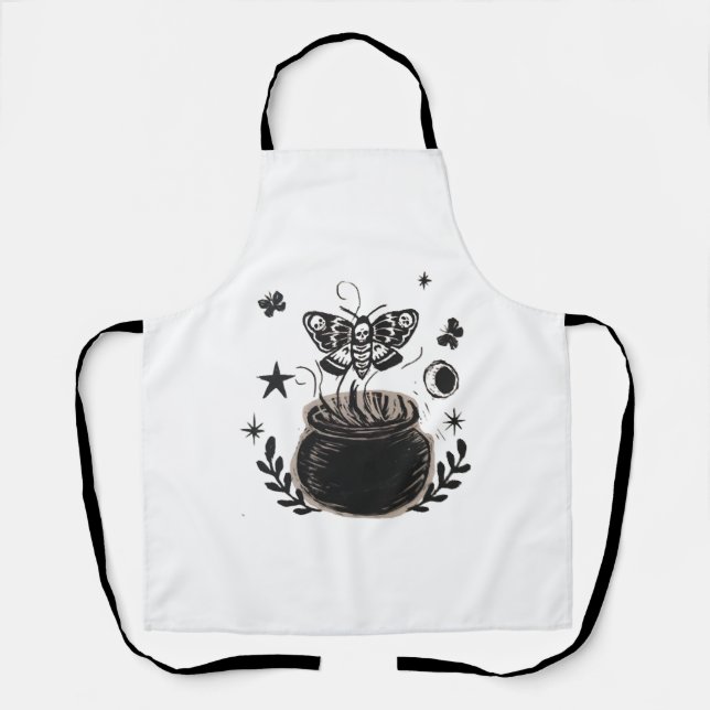 Halloween butterfly apron (Front)