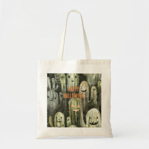 Halloween Cactus Tote Bag