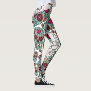 Halloween Calaveras Leggings