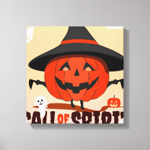 Halloween Call of Spirit Canvas Print