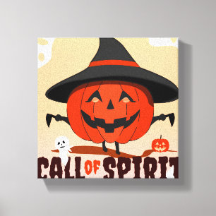 Halloween Call of Spirit Canvas Print