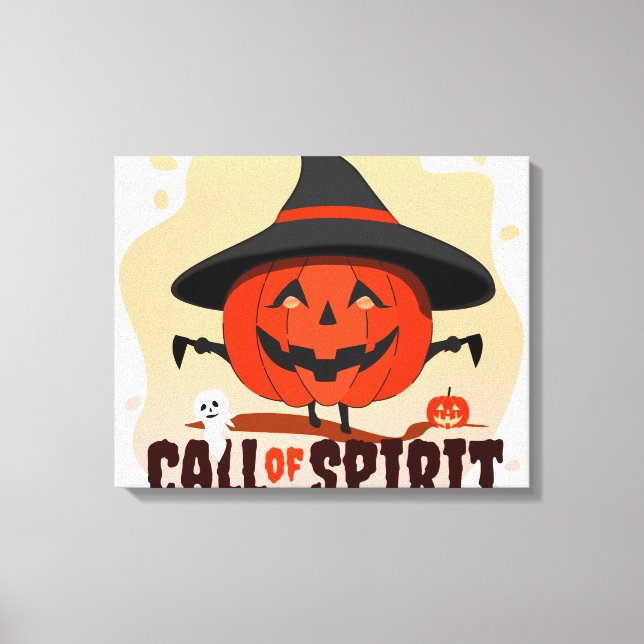 Halloween Call of Spirit Canvas Print (Front)