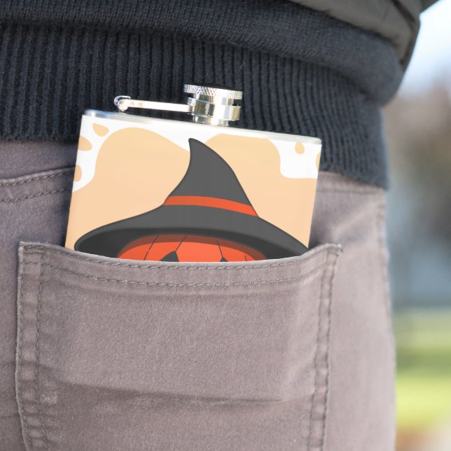 Halloween Call of Spirit Hip Flask (In Situ)