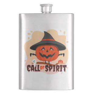 Halloween Call of Spirit Hip Flask