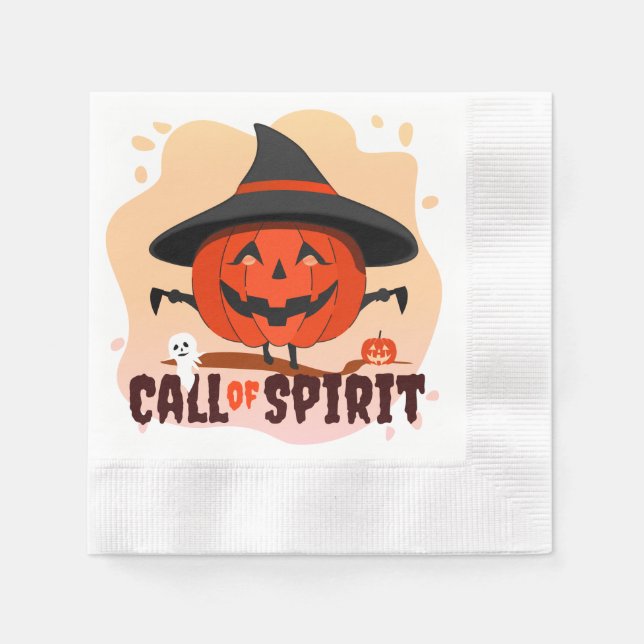 Halloween Call of Spirit Napkin (Front)