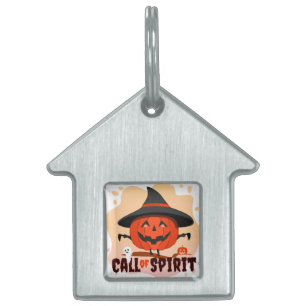 Halloween Call of Spirit Pet ID Tag