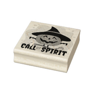 Halloween Call of Spirit Rubber Stamp