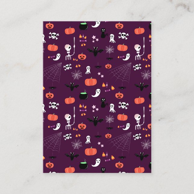 Halloween Calling Card (Front)