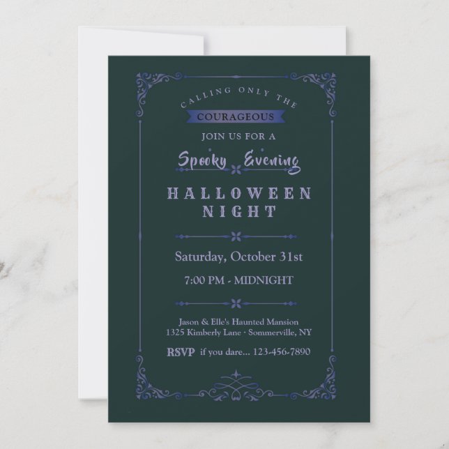Halloween Calling Party Invitation (Front)