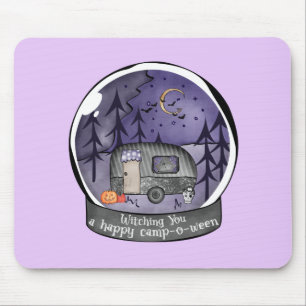 Halloween Camper in a Snowball Mouse Mat