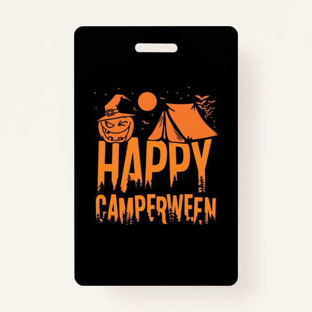 Halloween Camper Nature ID Badge (Front)