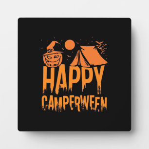 Halloween Camper Nature Plaque