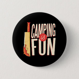 Halloween Camping 6 Cm Round Badge