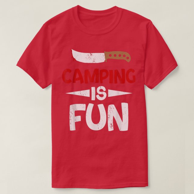 Halloween Camping is Fun LGBTQ Pride 1205 T-Shirt (Design Front)