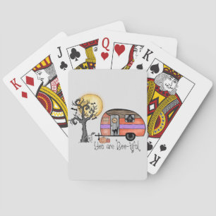 Halloween Camping You Are Boo-tiful Playing Cards
