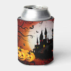 Halloween Can Cooler/Haunted Scene Cooler