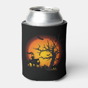 Halloween Can Cooler/Haunted Scene Cooler