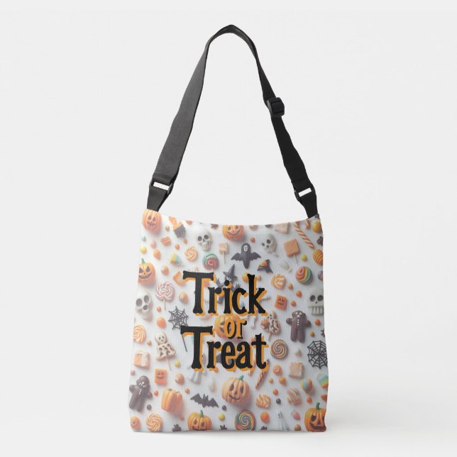Halloween Candies Crossbody Bag (Front)