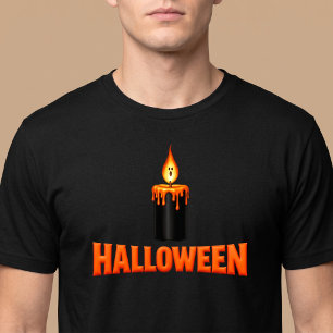 Halloween Candle Flame T-Shirt