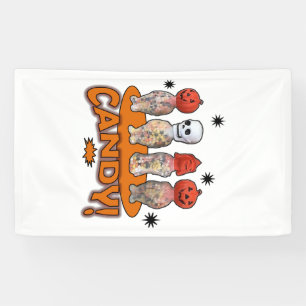 HALLOWEEN CANDY BANNER