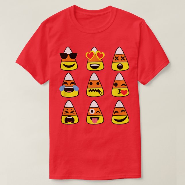 Halloween Candy Corn 3388 T-Shirt (Design Front)
