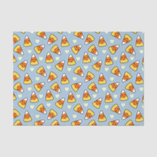 Halloween Candy Corn and Heart Pattern Tissue Paper