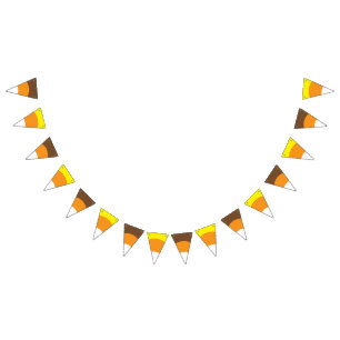 Halloween Candy Corn bunting banner