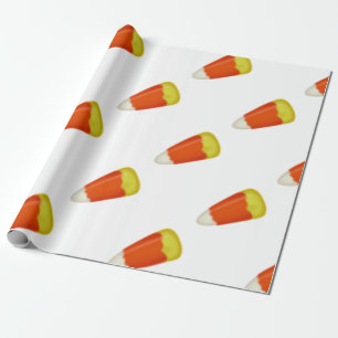 halloween candy corn candies wrapping paper