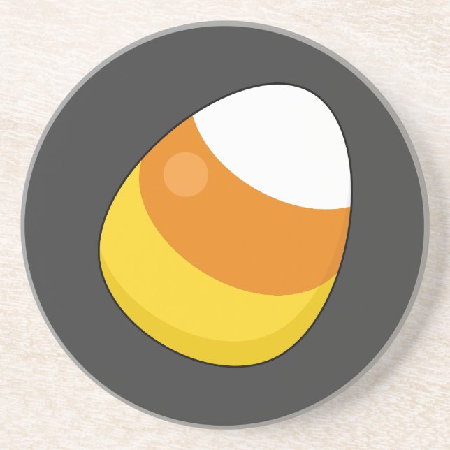 Halloween Candy Corn Coaster (Front)